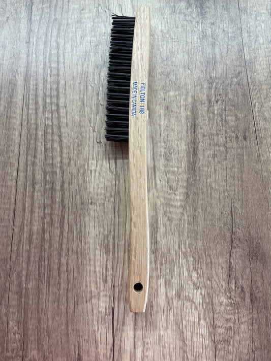 WIRE BRUSH WOOD HANDLE, STEEL