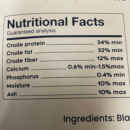 GrubTerra Dried Larvae 1lbs
