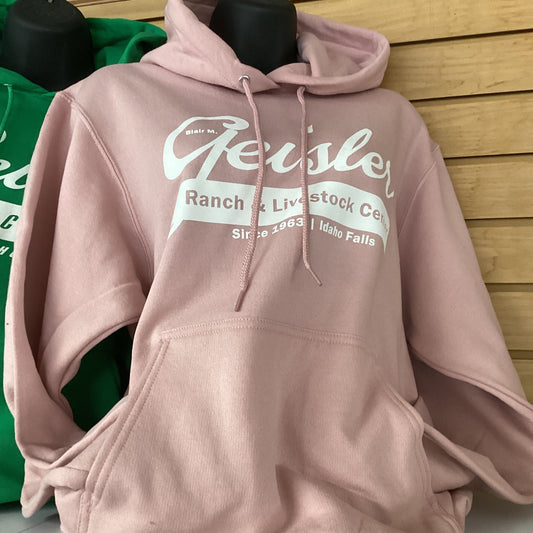 GEISLER HOODIE: PINK S