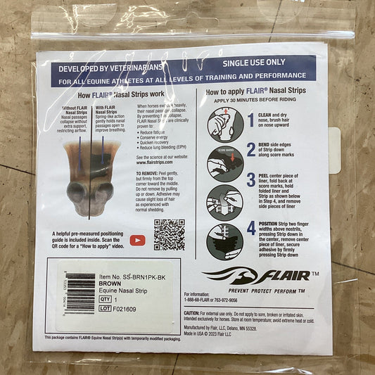 NASAL FLAIR STRIP BROWN