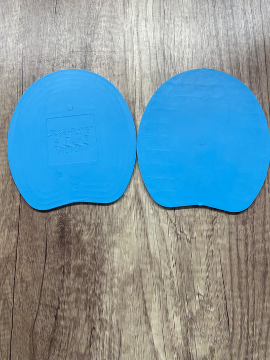 TRUE FLITE BLUE FLAT PAD, PER PAIR