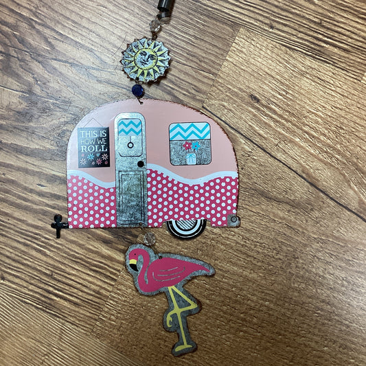 FLAMINGO CAMPER BOUNCY