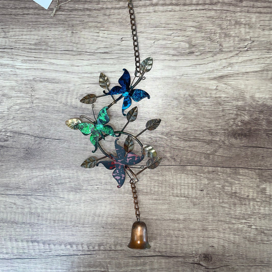 MULTICOLOR BUTTERFLIES ON BRANCHES