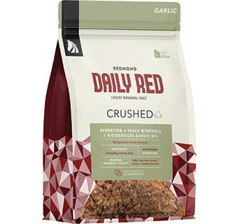 Redmond Rock Crushed Salt Plus Garlic 5lb