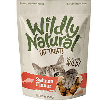 Wildly Natural Cat Treats, Chicken or Salmon