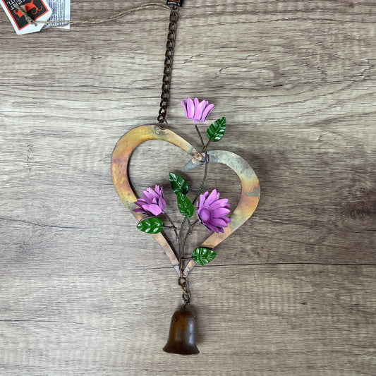 MULTICOLOR FLOWERS ON HEART