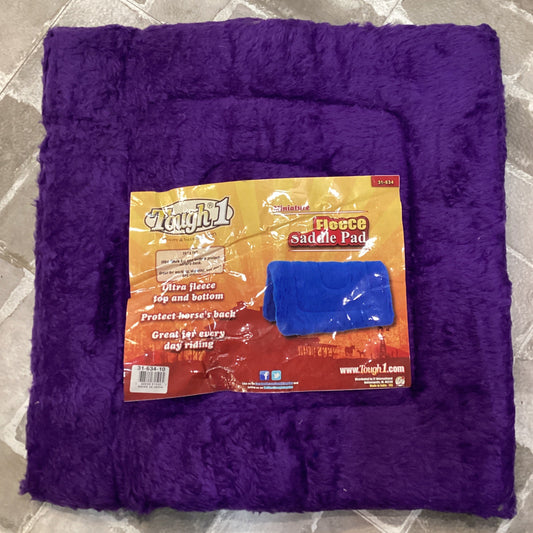 MINI PURPLE FLEECE PAD-PONY 19"