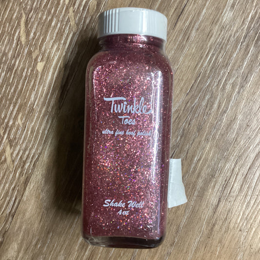 GLITTER HOT PINK HOOF POLISH-SHOW : 4 OZ