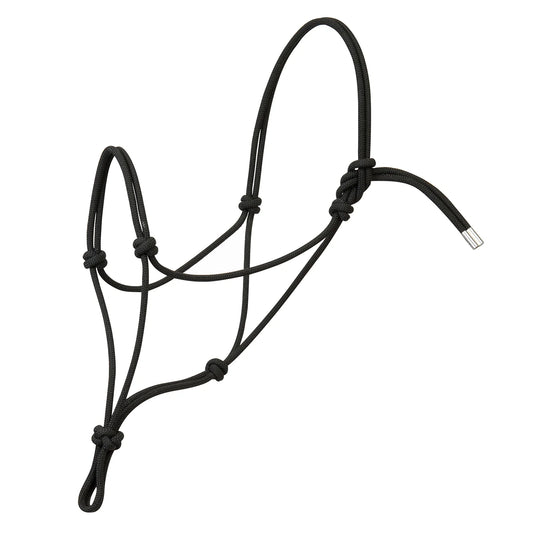 2026 WV Halter: Silvertip No.95, Rope, Average, Black
