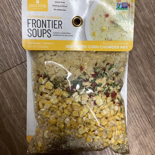 FT SOUP: RED PEPP CORN CHOWDER