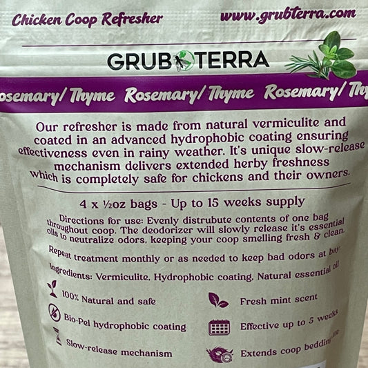 GrubTerra Coop Refresher Rosemary/Thyme