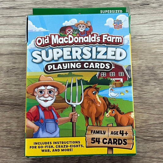 PLAYING CARDS, JUMBO: OLD MACDONALD'S FARM