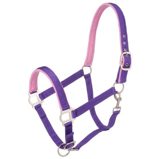 PONY HALTER SATIN PUR PINK