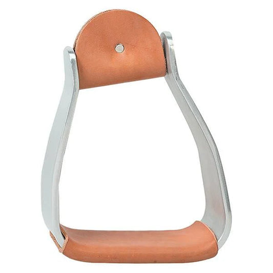 2026 WV STIRRUPS: Sloped Aluminum with Leather 2 3/4"