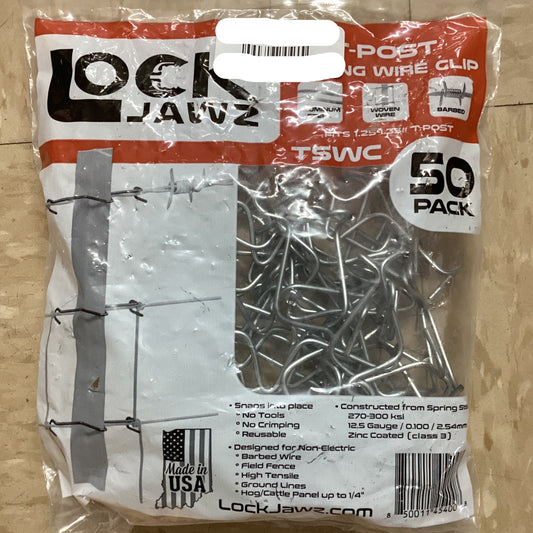 CLIP, LOCKJAWZ SPRING 50/PK