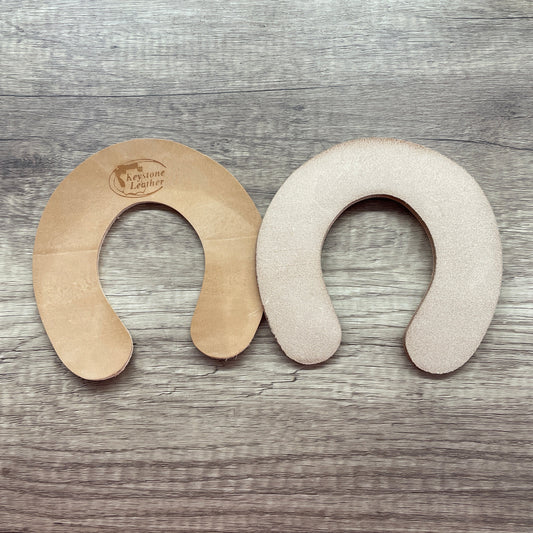 LARGE WIDE RIM LEATHER PAD-PAD
