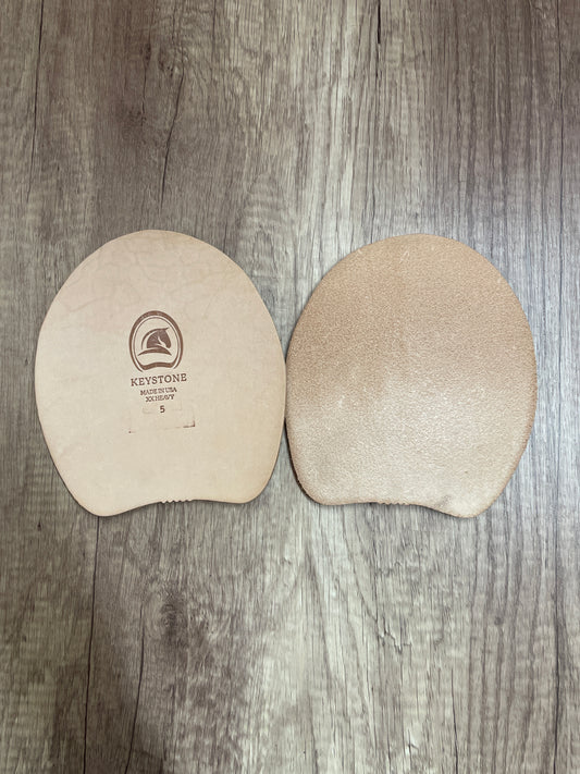 LEATHER PAD XX HEAVY WEDGE SIZE 5, PER PAIR