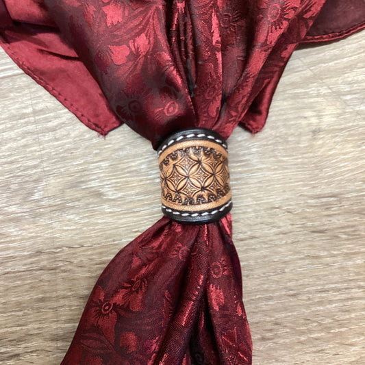 WILD RAG SLIDE: 2 TONE HONEYCOMB LEATHER LT