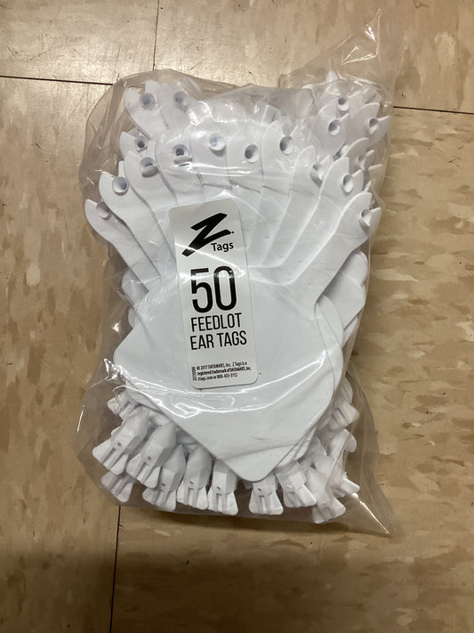 Z Tag (50 pack) WHITE-White : pack
