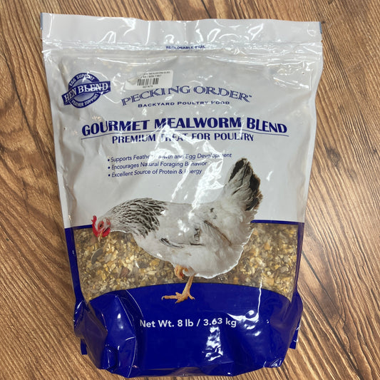 CHICKEN TREAT MEALWORM-8LBS