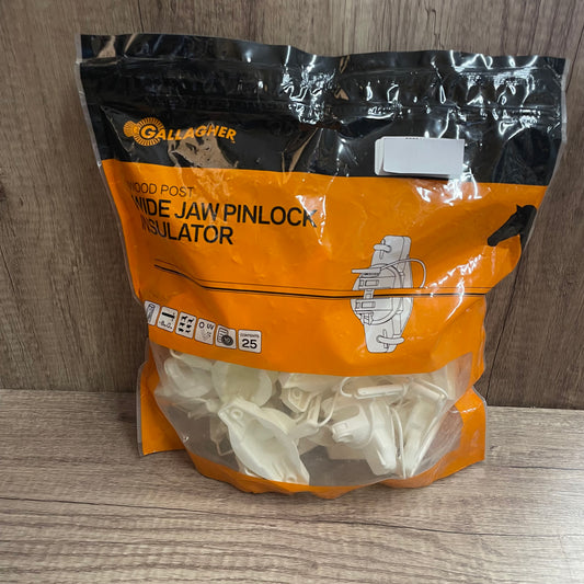 Wood Post Insul White 20pk