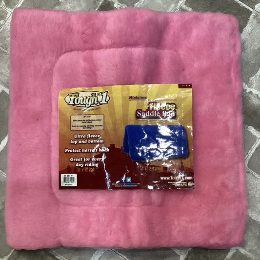 MINI PINK FLEECE PAD-PONY 19"