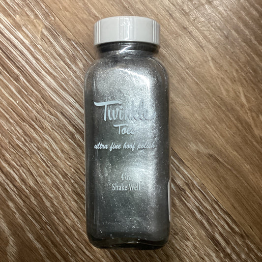 SATIN SILVER HOOF POLISH-SHOW : 4 OZ