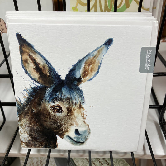 KATE MOBY CARD INKY DONKEY