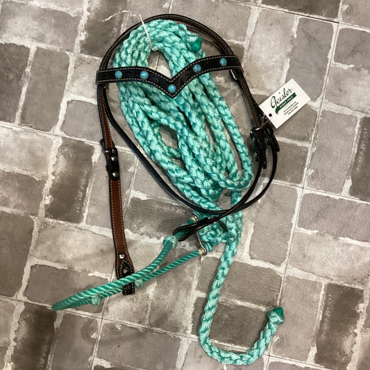 V-BROW LOPING HACKAMORE TURQ
