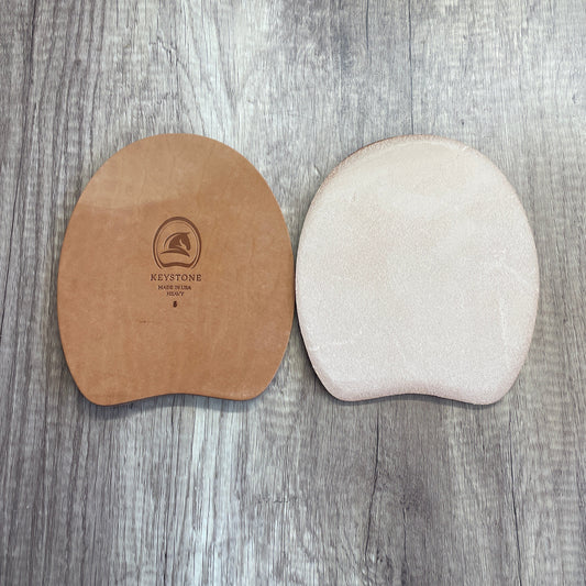 LEATHER PAD HEAVY SIZE 6, PER PAIR