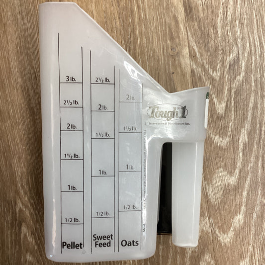 FEED SCOOP WITH MEASURING