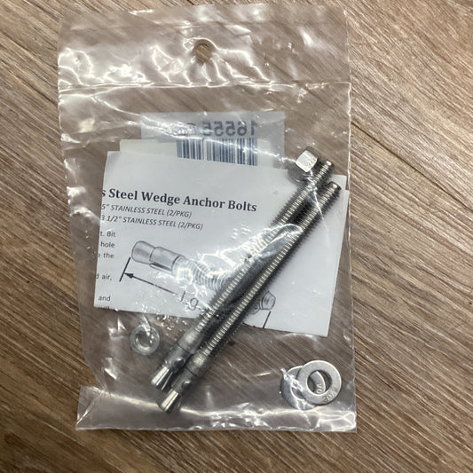 R PART: Ritchie SS Anchor Bolts 3/8x5"