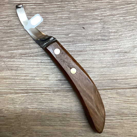 HOOF KNIFE, LEFT, ANVIL BRAND, THE KNIFE DELUXE