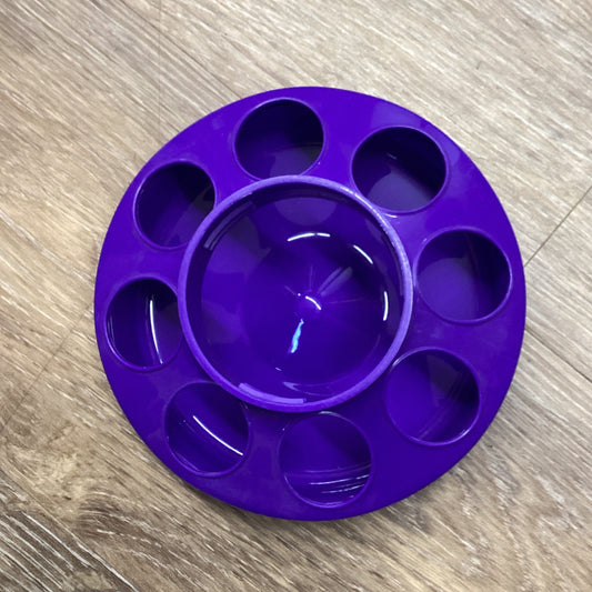8 Hole Plastic Feed Base PURPLE