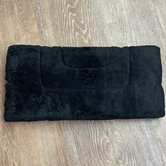 MINI BLACK FLEECE PAD-PONY 19"