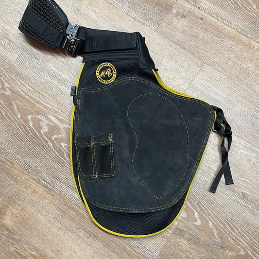 APRON SB HYBRID PRO MED BLK/GOL
