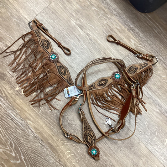 SELENA HEADST BRSTCLR SET-HEADSTALL