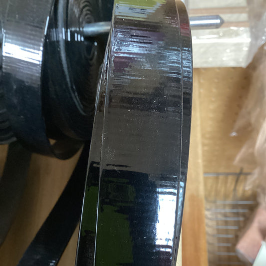 BIOTHANE - 1" BLACK OPAQUE FOOT