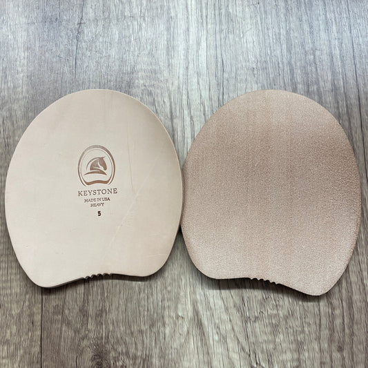 LEATHER PAD WEDGE HEAVY SIZE 5, PER PAIR