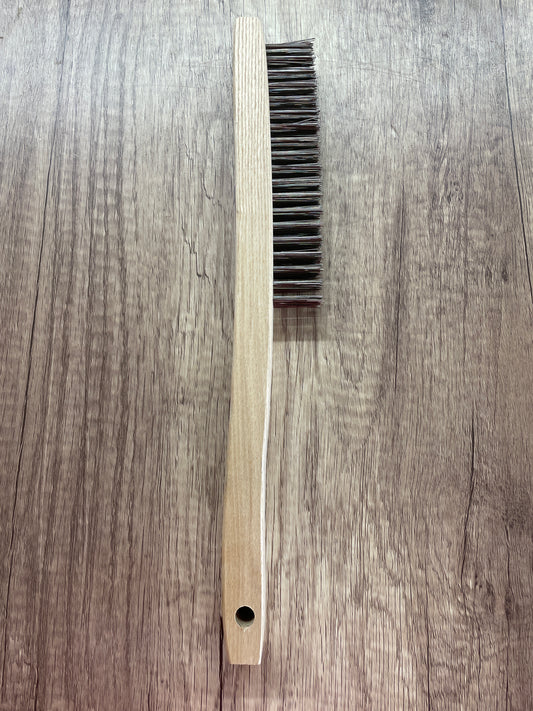 WIRE BRUSH WOOD HANDLE SS