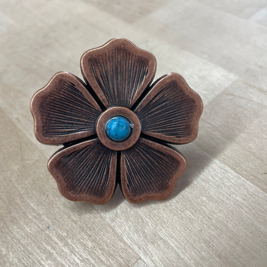Flower With Turquoise SLIDE