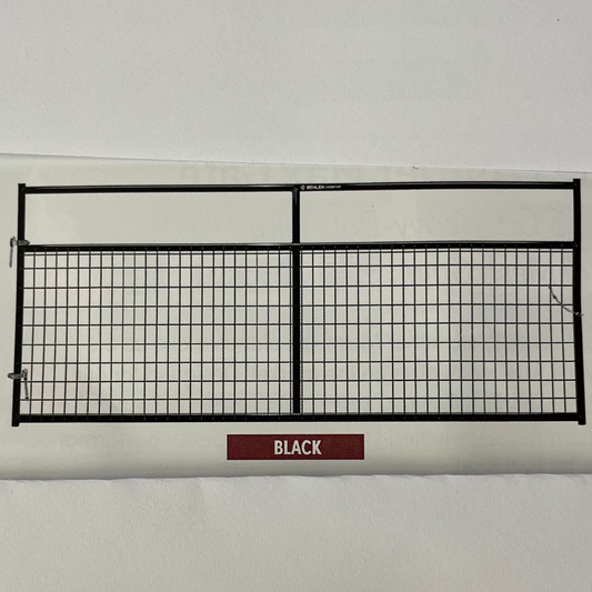 BEH: WIRE FILLED GATE, BLACK, 8'