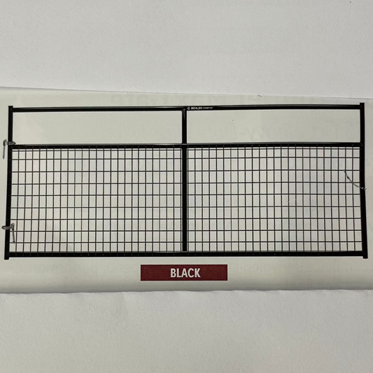 BEH: WIRE FILLED GATE, BLACK, 12'