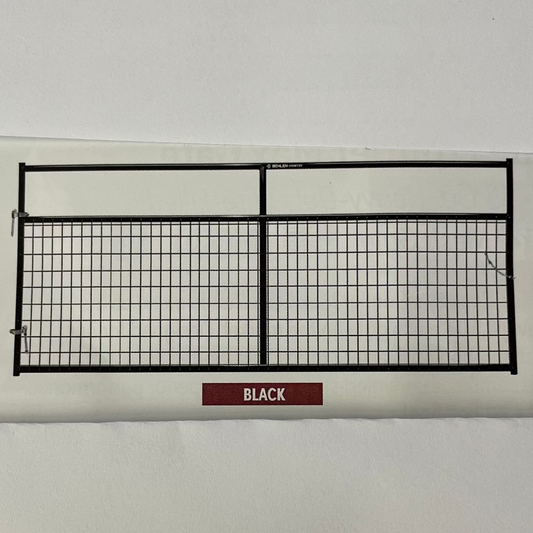 BEH: WIRE FILLED GATE, BLACK, 10'