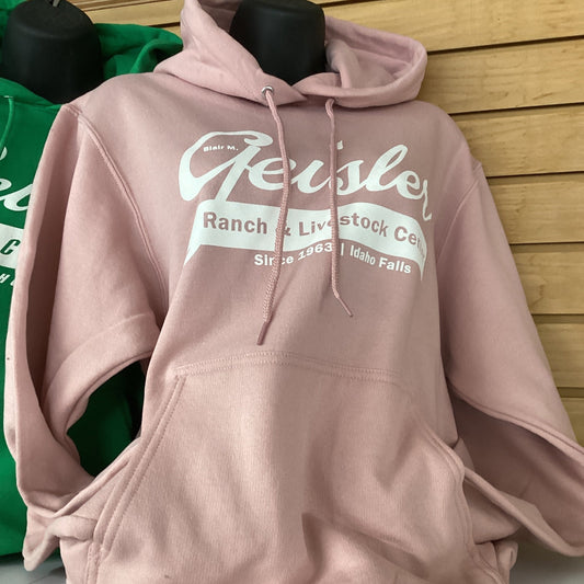 GEISLER HOODIE: PINK XL