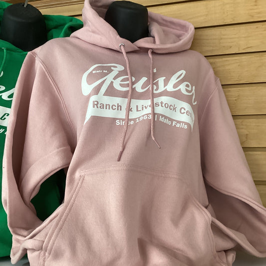 GEISLER HOODIE: PINK M