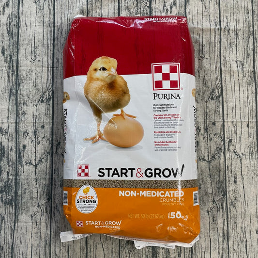 MP PUR CHICKEN - START & GROW NON-MEDICATED CRUMBLES 50LB
