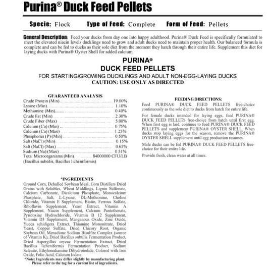 MP PUR DUCKS - DUCK PELLETS 40LB
