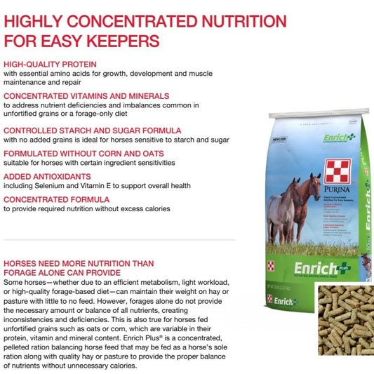 Nature Essentials Enrich Plus-HORSE FEED : 50#