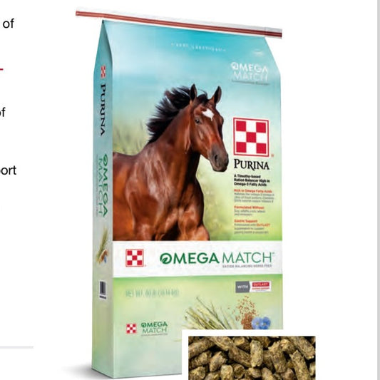 MP PUR HORSE - OMEGA MATCH HORSE RATION BALANCER 40LB